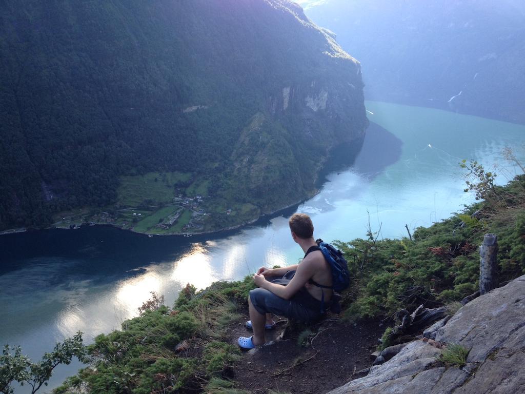 Fjorden Campinghytter Geiranger Esterno foto